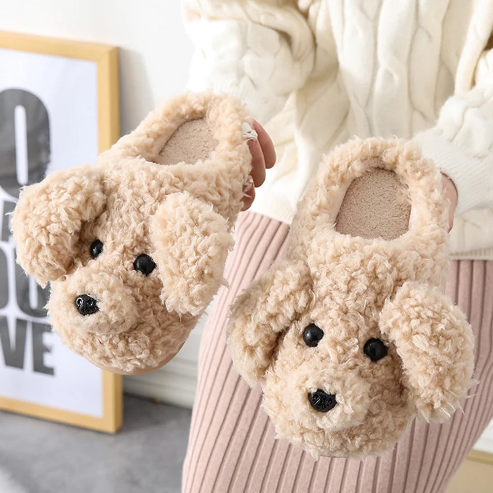 Golden retriever slippers hotsell